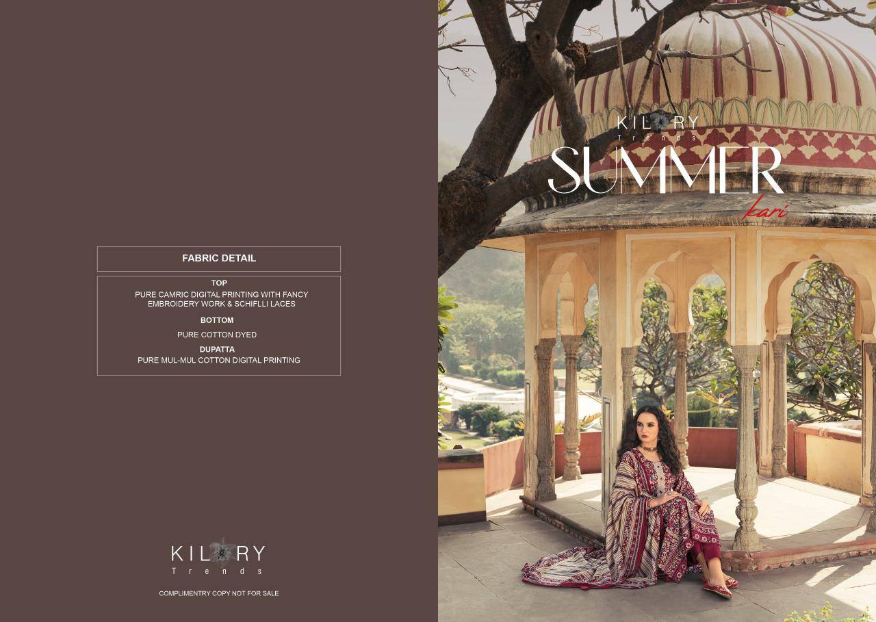 Kilory summer kari Dress materials for boutique in Pune